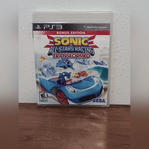 Sonic & All-Stars Racing Transformed - PS3 Game (Blue)